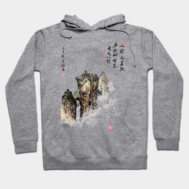 House on a mountain Hoodie by Huluhua